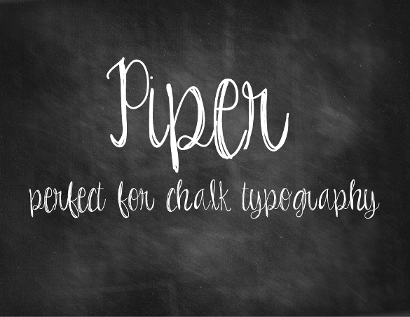 piper chalkboard fonts free download