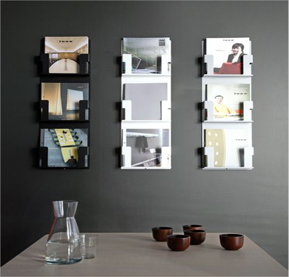 11+ Beautiful Examples of Brochure Rack Ideas
