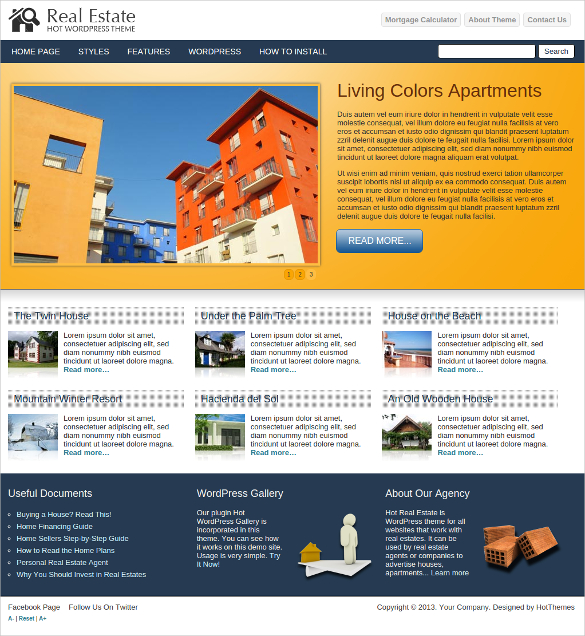 30+ Mortgage WordPress Themes & Templates