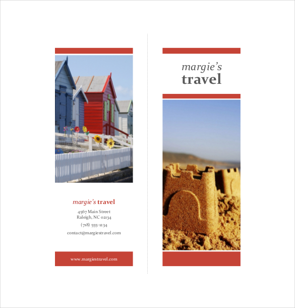 free travel brochure templates for word