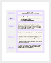 Business Memo Template Free Example Download