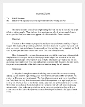 Sections of a Legal Memo Template Free Download