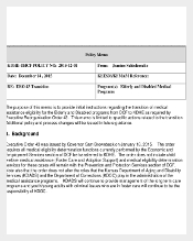 Medical Policy Memo Template Free Example Download