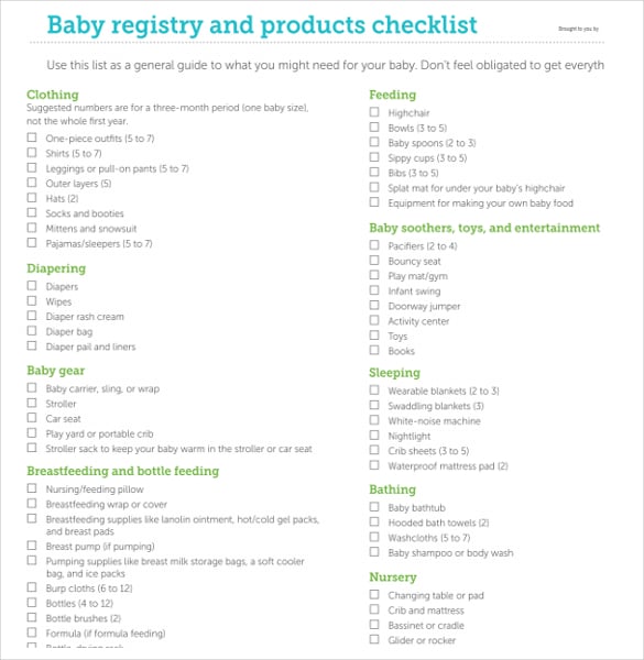 baby-registry-and-product-checklist-word-document