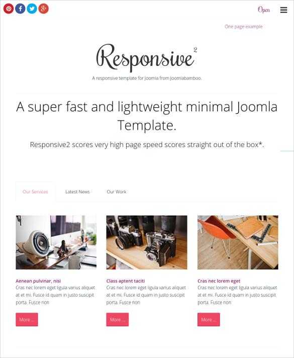 responsive joomla business website template