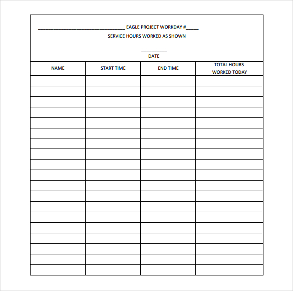 project time tracking template download in pdf