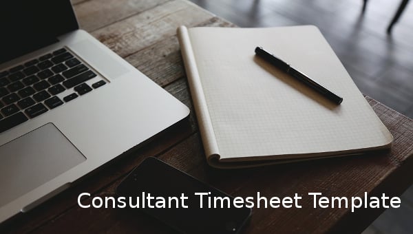 consultant timesheet template