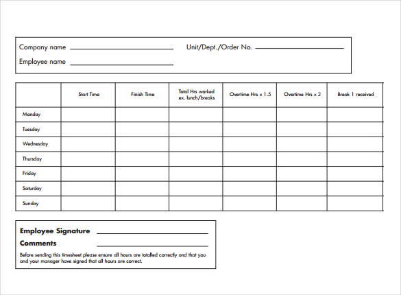 consultant time sheet download in pdf