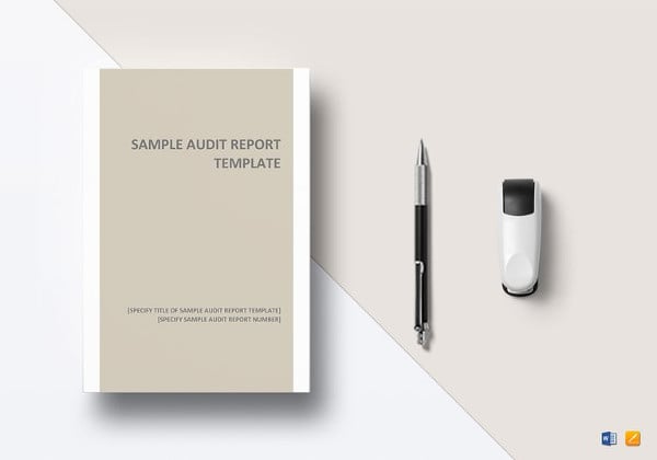 audit report template in word