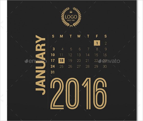 calendario 2016 illustrator download