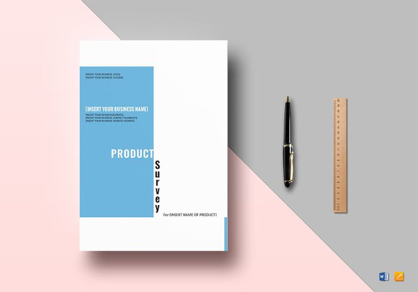product survey template to print