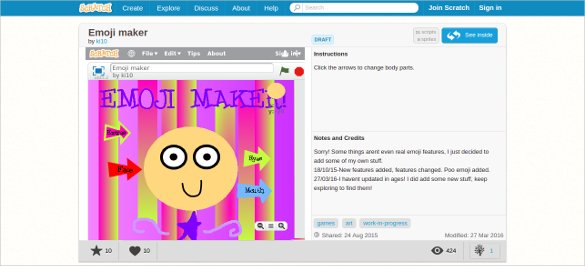 scratch emoji maker online tool for free