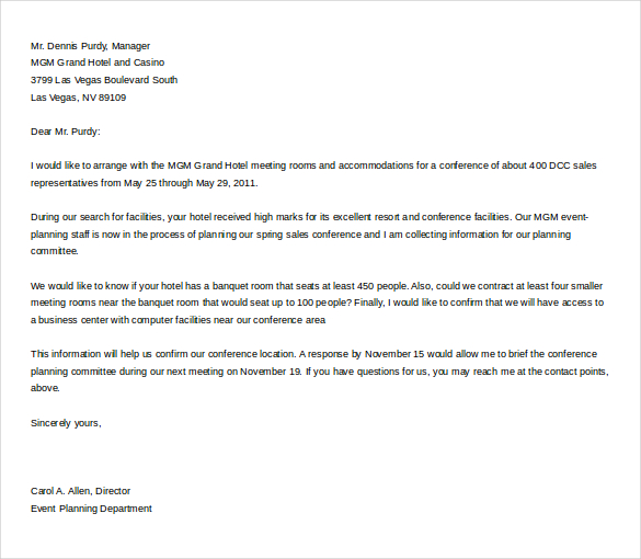 Microsoft Word Business Letter Template