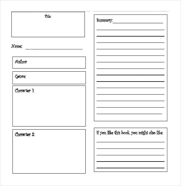 pdf format summer reading bookmark templates