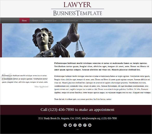 lawyer wordpress website theme 751