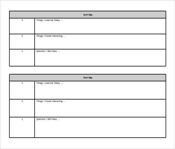 10 MS Word 2010 Format Slip Templates Free Download