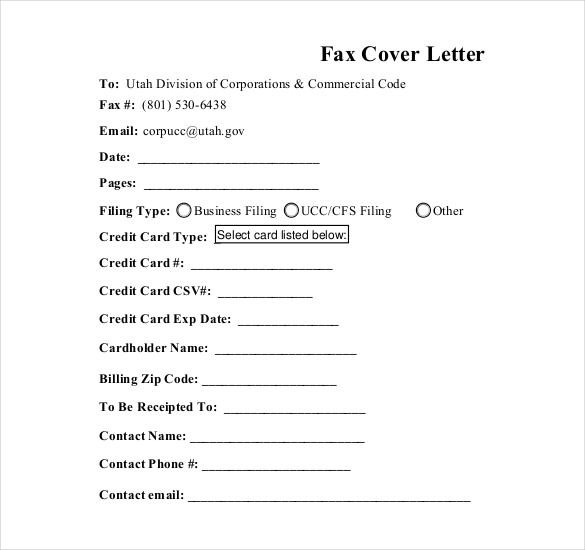 Cover Sheet Templates – 15+ Free Word, PDF Documents 