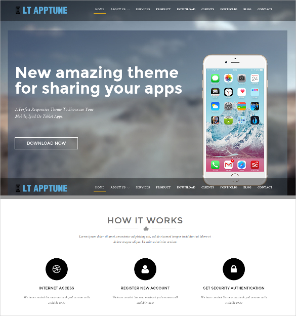 software developer apptune wordpress website theme