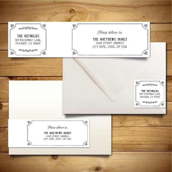 word format address label template free download