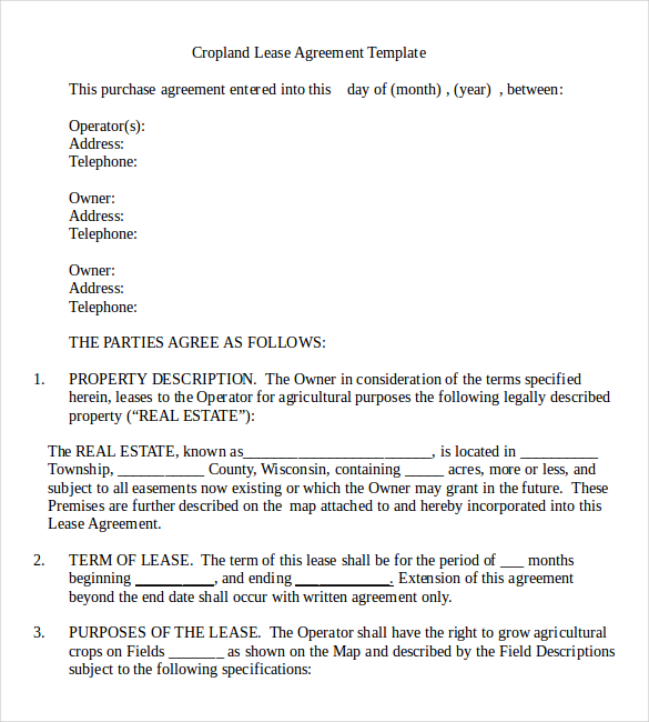 Rental Agreement Template – 21+ Free Word, PDF Documents Download ...