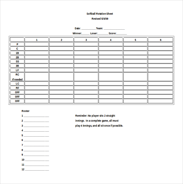 11+ Free Download Scoreboard Templates in Microsoft Word Format | Free ...