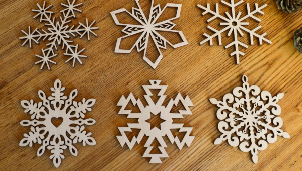 Snowflake paper die cuts paper snowflake cutouts white snowf