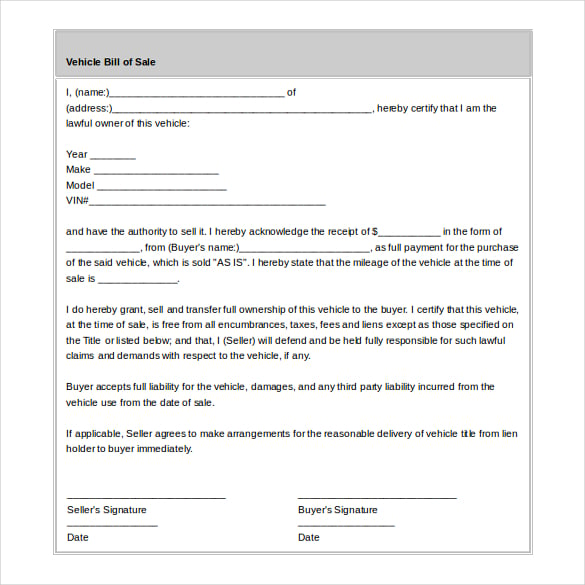 ms-word-format-vehicle-bill-of-sale-template