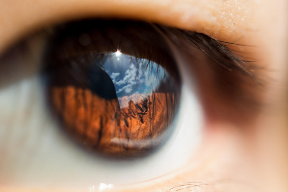 awesome reflective eye photography
