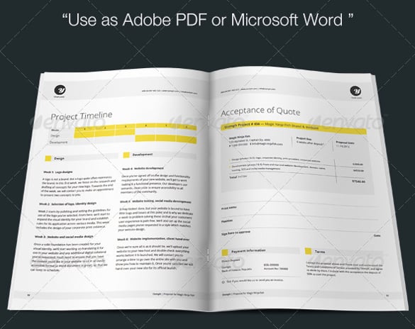 indesign ms word proposal template download