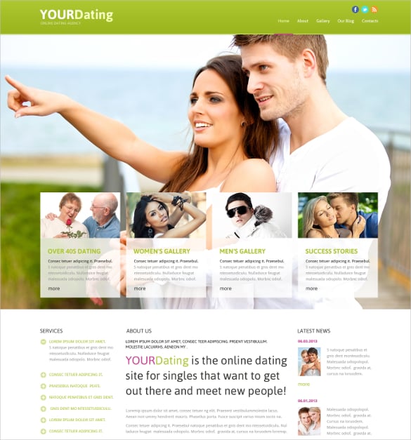 25+ Dating Website Themes & Templates Free & Premium Templates