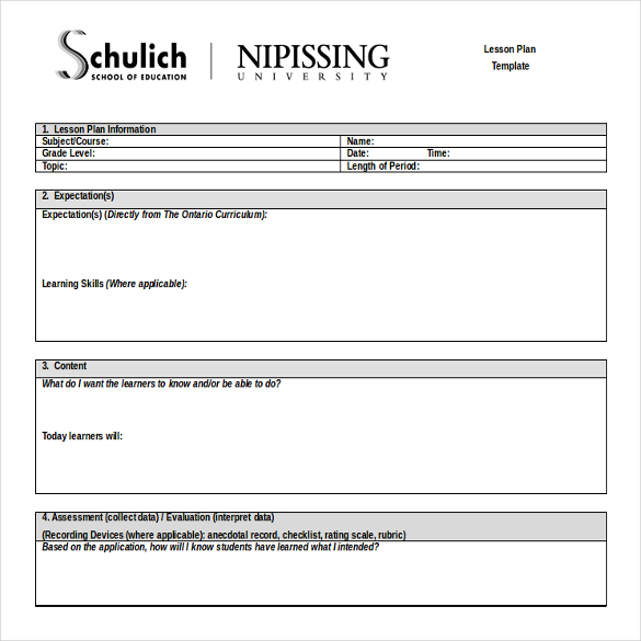 Rating Scale Examples