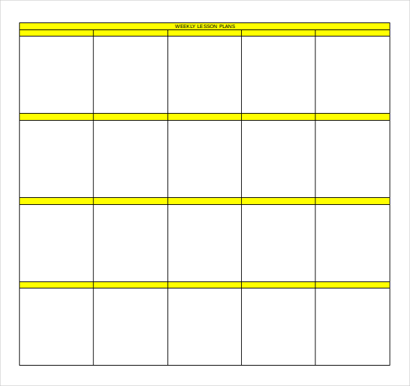 How do you create lesson plan templates in Word?