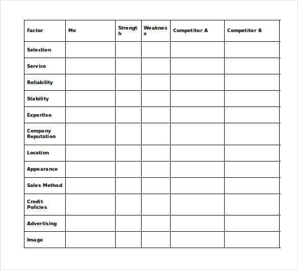 blank business plan template word