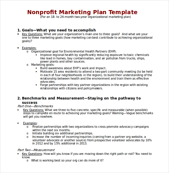 18 Marketing Plan Templates Free Word PDF Excel PPT Examples