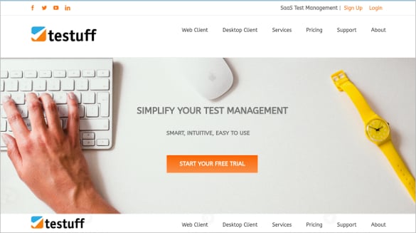 testuff management software test tool