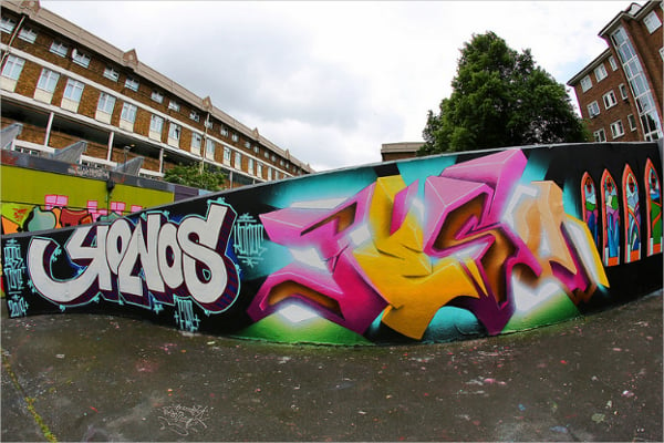 elegant london graffiti artwork by pmbvw pharoahsax