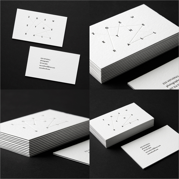 small graphic business card