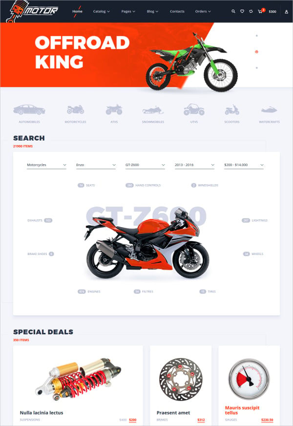 responsive html5 ecommerce template