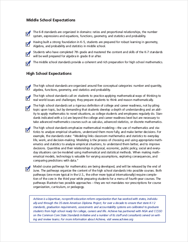 common core state standards math sheet pdf format download