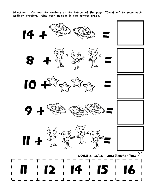 common core math sheet for kindergarten pdf format download