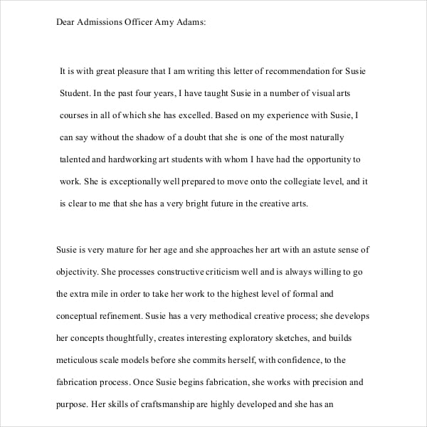 student letter writing template pdf free download