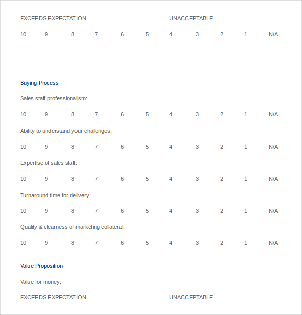 15 Customer Survey Templates DOC PDF