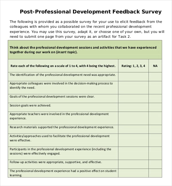 strategic plan feedback survey