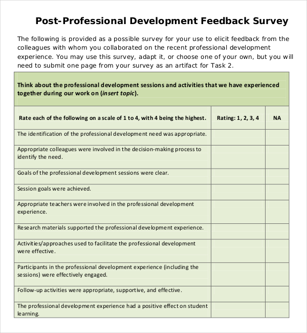 Feedback Survey Template 20 Free Word Excel PDF Documents Download