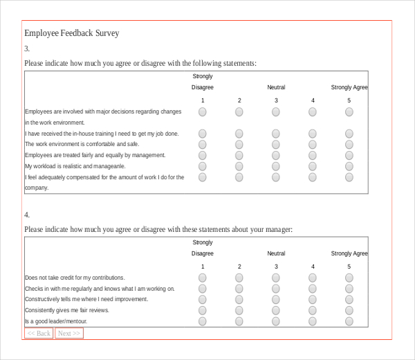 Feedback Survey Template – 20+ Free Word, Excel, PDF Documents Download