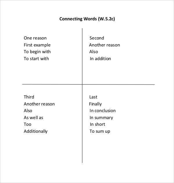 simple common core sheet for fifth grade