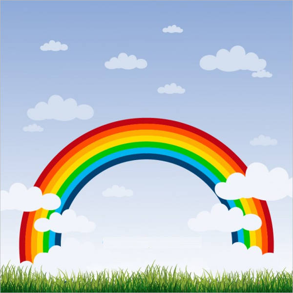 Rainbow Background - 15 + Free PSD, EPS Format