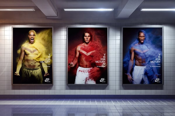 creative ad posters in the subway