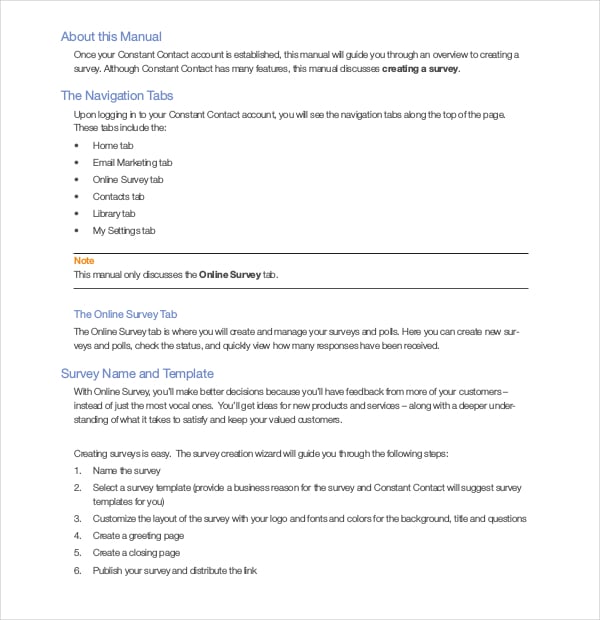 online email survey template pdf download