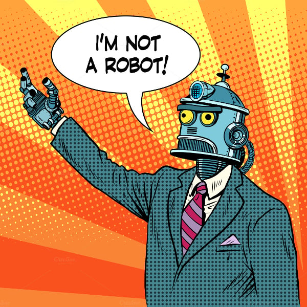 robot leader politician pop art illustration download